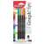 MAPED Graph`Peps Fineliner Stifte, 0,4 mm, 4 Farben, Blau, Grün, Rosa, Orange