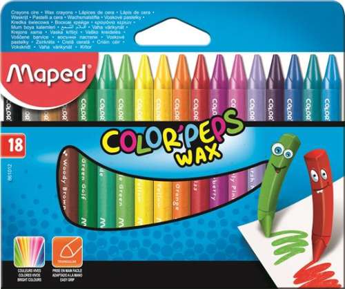 Maped Color Peps voskové pastelky 18ks