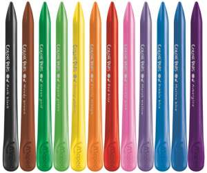 12 kusov voskových pasteliek MAPED Color'Peps PlastiClean, rôzne farby - Pomôcky na kreslenie