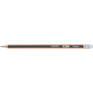 Maped Black'Peps 2H Bleistift mit Radiergummi - Maped Graphitstifte