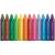 MAPED Color'Peps Maxi Wachsmalstifte, 12 Farben, sortierte Farben