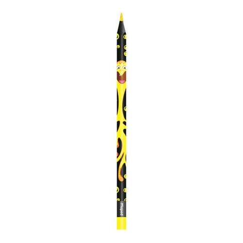 MAPED Color'Peps Monster yellow colored pencil, with fun monster design
