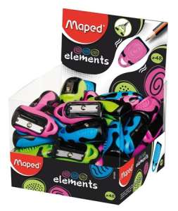 MAPED Hegyező, egylyukú, MAPED "Elements", vegyes színek display 31570689 