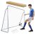 Springos faltbares Fußballtor 240x170cm mit Verpackung und Bodenheringen