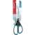 MAPED Essentials Soft office scissors, 21cm, blue and black handles, packaged