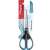 Канцеларски ножици MAPED Essentials Soft, 17 cm, сини и черни, опаковани