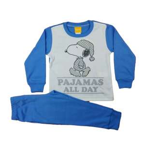 Pamut pizsama Snoopy mintával (104) - kék 58968216 