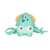 Front view of blue interactive crawling octopus toy