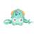 Front view of blue interactive crawling octopus toy