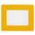 Sárga padlójelző ablak, A5 méret, eltávolítható, tartós, 10 db/csomag