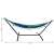 Dimensions of the hammock with metal stand