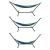 Multiple Gardlov Hammocks with Stands