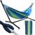Double Hammock with Metal Stand, Multicolored, 200x150 cm, Maximum Weight 200 kg, Storage Cover Included 140142178