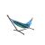 Double Hammock with Metal Stand, Multicolored, 200x150 cm, Maximum Weight 200 kg, Storage Cover Included 140142178