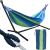 Double Hammock with Metal Stand, Multicolored, 200x150 cm, Maximum Weight 200 kg, Storage Cover Included 140142178
