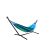 Double Hammock with Metal Stand, Multicolored, 200x150 cm, Maximum Weight 200 kg, Storage Cover Included 140142178