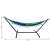 Dimensions of the multicolor hammock with metal stand