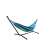 Multicolor hammock with metal stand