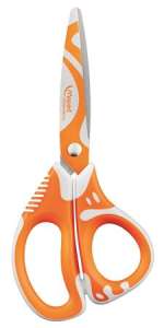 MAPED Zenoa Fit 13cm school scissors, orange and white - Scissors