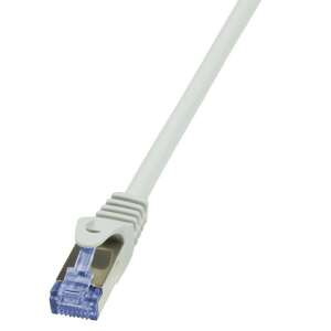 Logilink Cat6A S/FTP patch kábel, 10 Gigabit Ethernet, sivá, 15m - Logilink