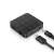 BlitzWolf BW-BL2 Bluetooth Audio Adapter, black, side view with cables