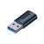 Baseus Ingenuity Series USB 3.1 OTG adapter, USB Type-C to USB adapter, fekete, ferde nézet