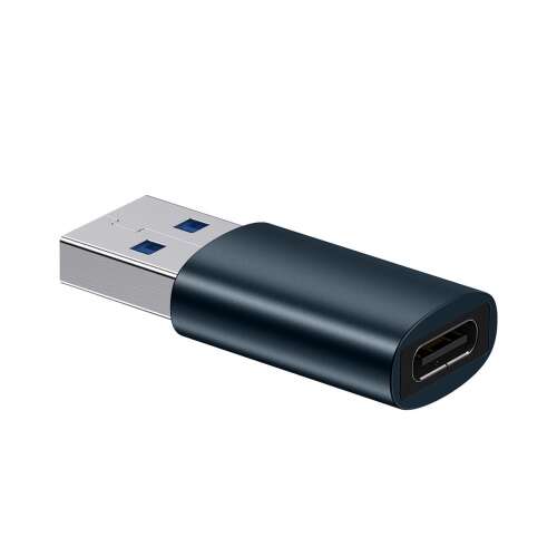 Baseus Ingenuity Series USB 3.1 OTG adapter, USB Type-C to USB adapter, fekete, ferde nézet - USB átalakító