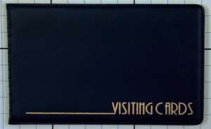 PANTA PLAST crni držač za vizitke, za 24 kartica - Pribor za oblačenje
