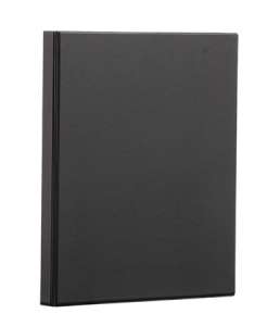 PANTA PLAST Black A4 Ring Binder with 4 Rings - Ring binder