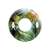 Intex 97 cm inflatable ring with tropical leaves design
