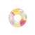Intex 97 cm inflatable ring with floral design, pink, yellow, and green colors