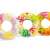 Intex 97 cm inflatable ring with floral and tropical designs, perfect for swimming and playing in the water