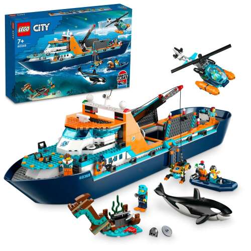 LEGO® City Exploration Nava de explorare a Arcticii 60368