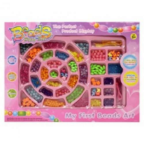 My First Beads Art bead kit, colorful beads, jewelry making, craft supplies, kids craft, girls craft