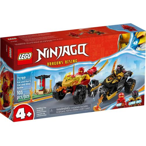LEGO® Ninjago Kai and Ras car and motorcycle battle 71789 115961041