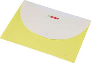 PANTA PLAST Vrecko na dokumenty A4, PP, patent, dve vrecká, 200 mikrónov, PANTA PLAST, pastelová žltá 31579245 Obalový materiál
