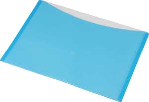 PANTA PLAST Vrecko na dokumenty, A4, PP, patent, dve vrecká, 200 mikrónov, PANTA PLAST, pastelová modrá 31579511 Obalový materiál