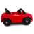 Oldalnézet a SmileGAME by Pepita piros elektromos autóról