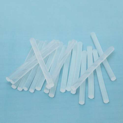 20 pack of transparent hot glue sticks, 7mm diameter, for glue guns