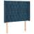 vidaXL sötétkék bársony fejtámla szárnyakkal 203x23x118/128 cm 59005825