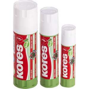 Kores Eco Ragasztóstift, 3 különböző méretben, fehér ragasztó, iskolai kellékek, irodai kellékek - Kores