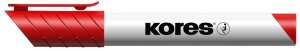 KORES whiteboard marker, red, chisel tip, 1-3 mm - Whiteboard & flipchart marker