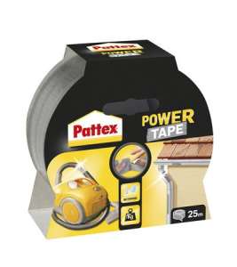 Pattex Power Tape, 25m, srebrny, wodoodporny, mocna taśma klejąca, taśma naprawcza, mocna taśma, do użytku domowego i zewnętrznego - Henkel
