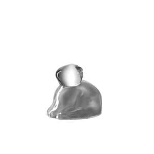 LEONARDO MICIA cica figura 6cm üveg szürke 59011539 