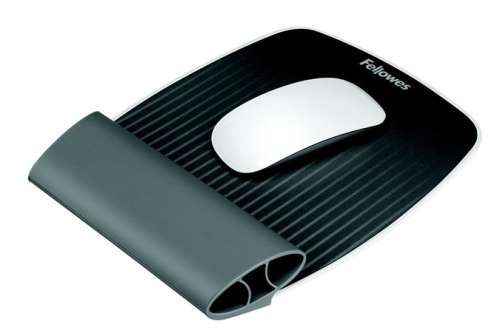 FELLOWES Mouse pad cu suport pentru încheietura mâinii din silicon, FELLOWES "I-Spire Series™", gri grafit 31571806