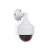 White dome fake security camera with red LED light, delight brand