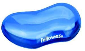 FELLOWES Podpera zápästia, mini, s gélovou výplňou, FELLOWES &rdquo;Crystal™ Gel&rdquo;, modrá 31571849 Opierky zápästia