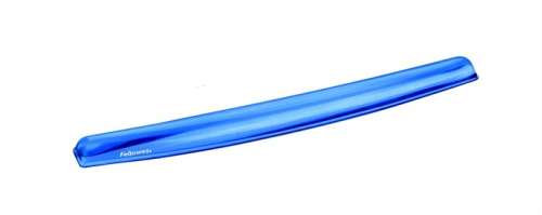 FELLOWES Handballenauflage für Tastatur, gelgefüllt, FELLOWES "Crystal™ Gel", blau