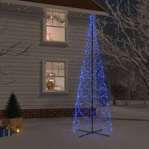 vidaXL kúp alakú karácsonyfa 500 kék LED-del 100 x 300 cm 59014400 