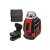Einhell TE-LL 360 red cross line laser level with carrying case, wall mount, and tripod adapter